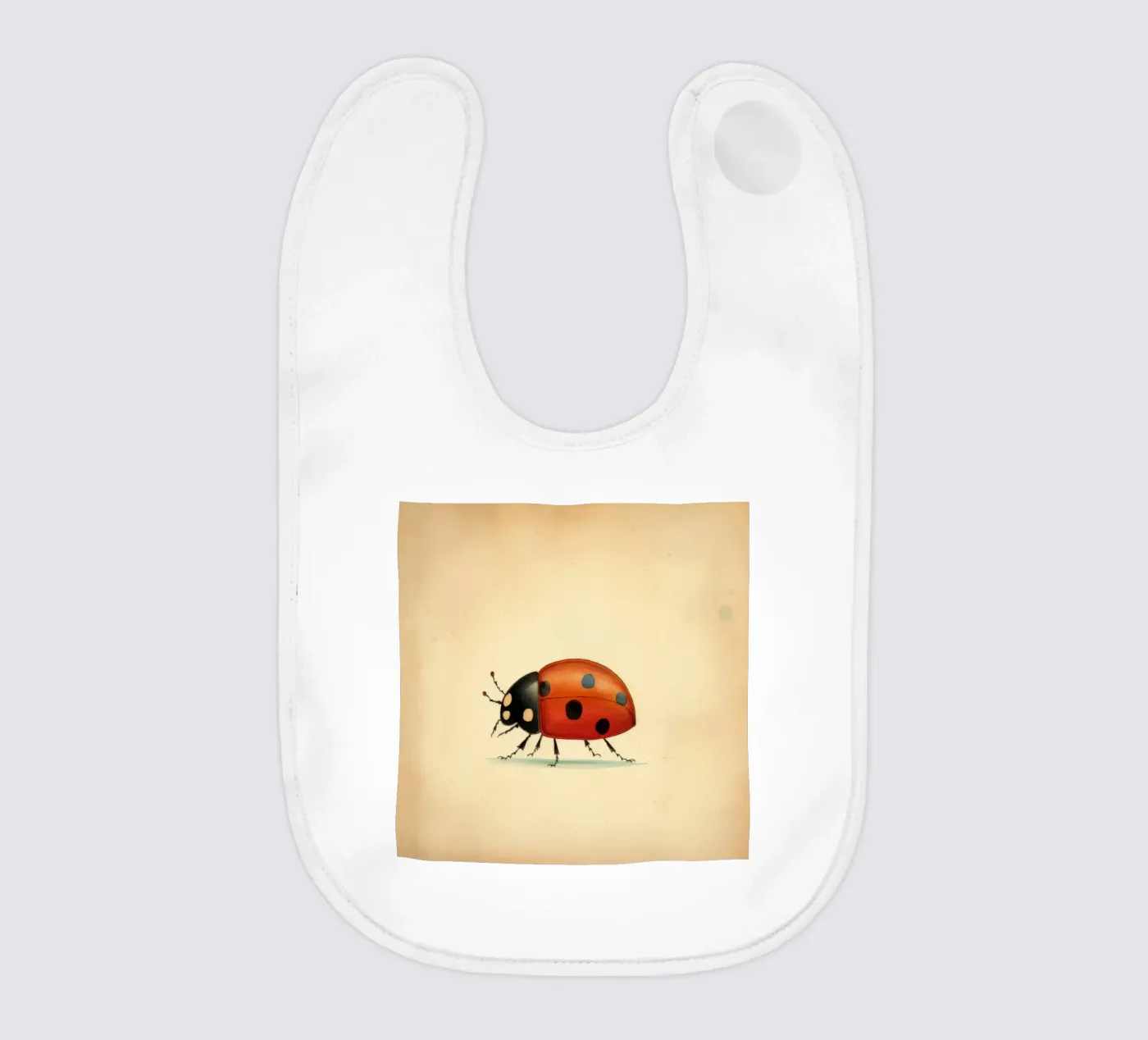 Minimal Ladybug bavaglino da Minimal Animal Art