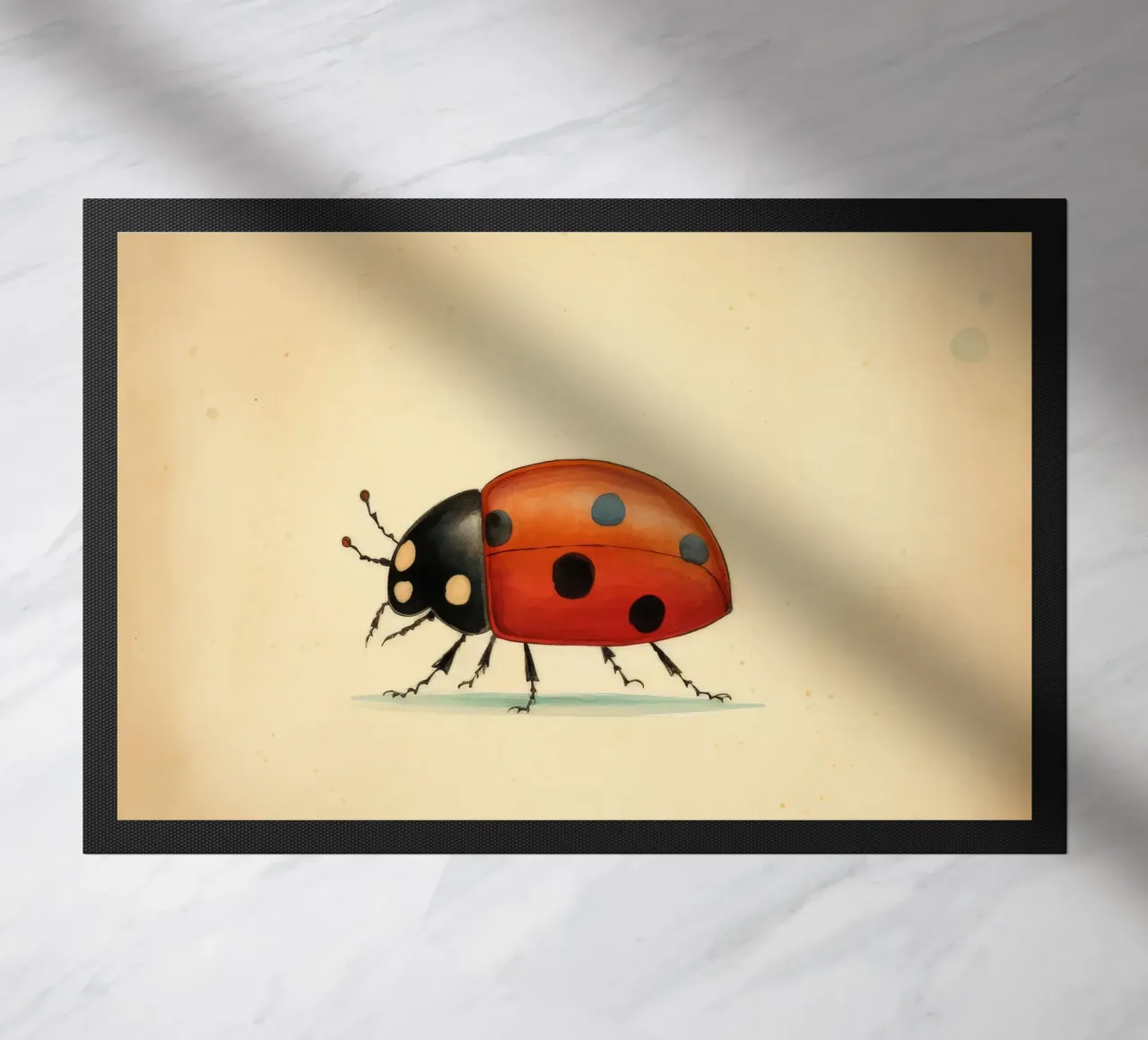 Coccinella minimale 4 zerbino da Minimal Animal Art