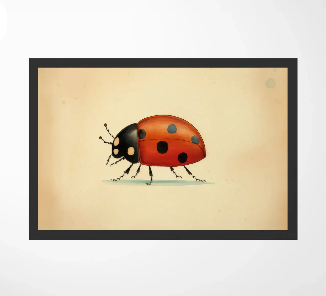Minimal Ladybug zerbino da Minimal Animal Art