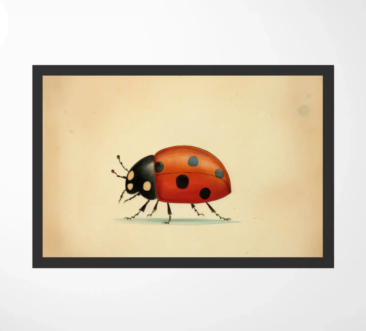 Coccinella minimale 4 zerbino da Minimal Animal Art
