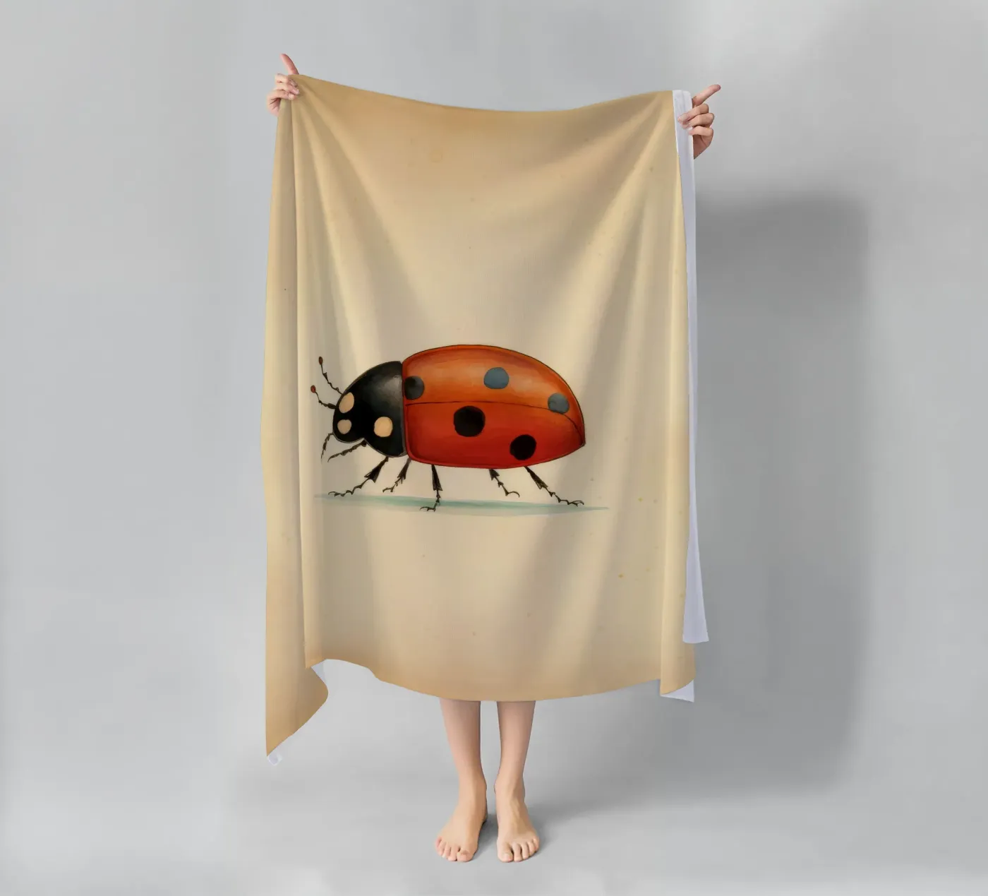 Minimal Ladybug telo mare da Minimal Animal Art