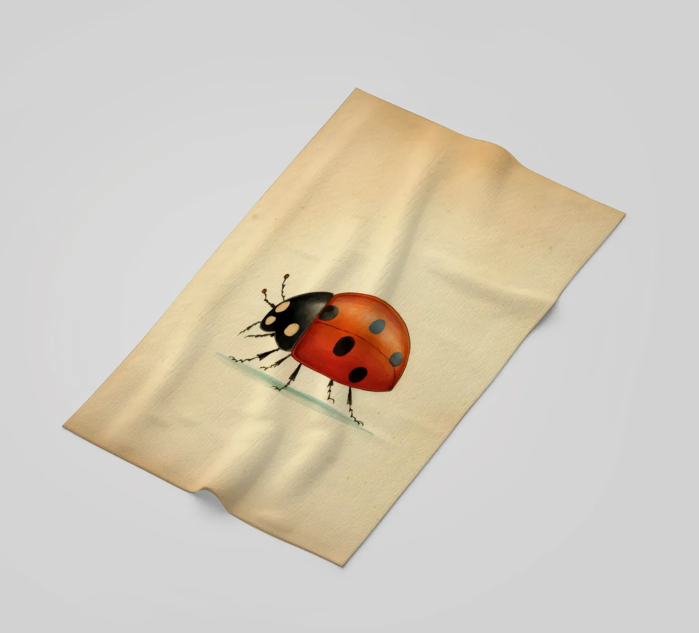 Minimal Ladybug telo mare da Minimal Animal Art