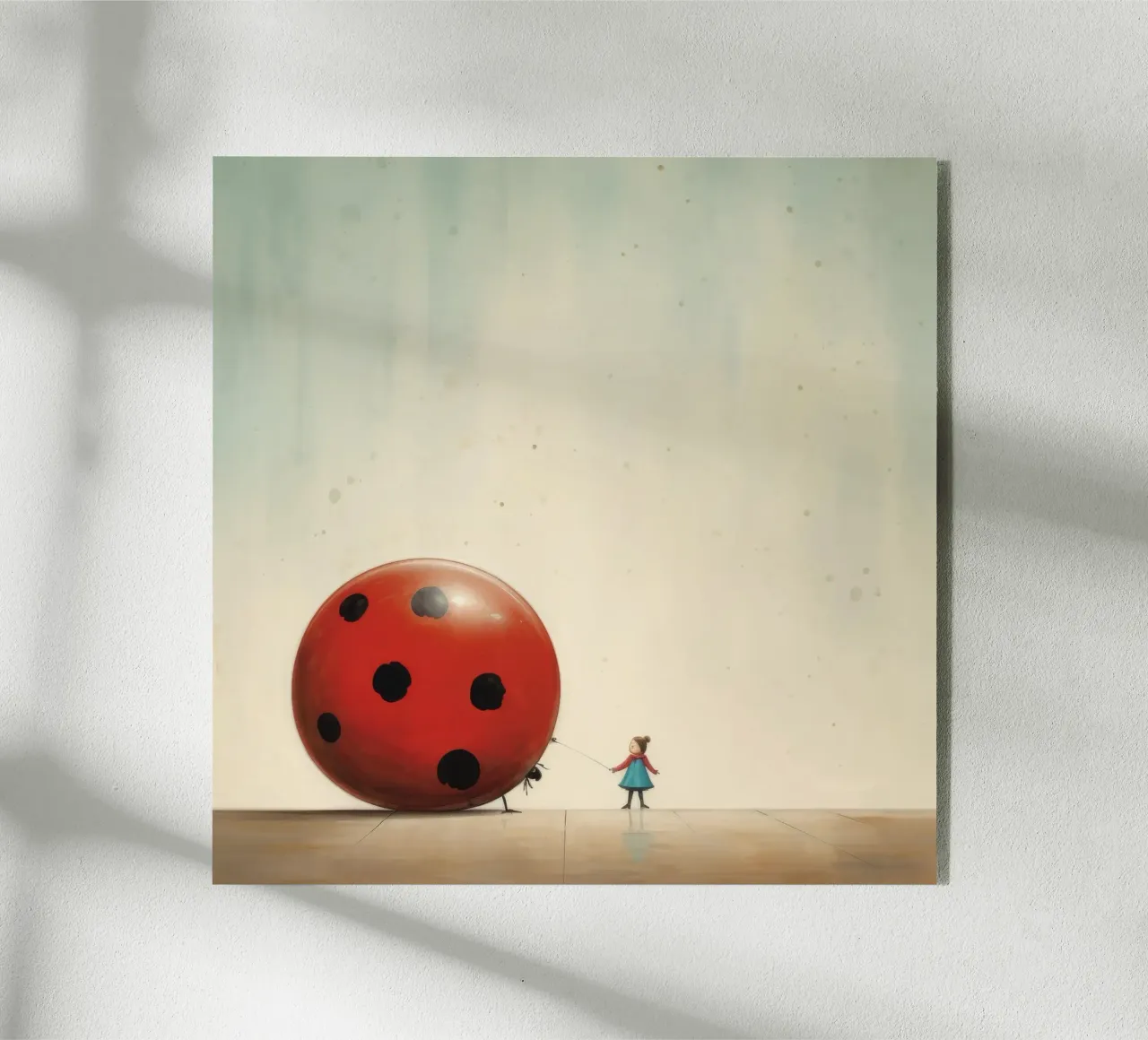 Minimal Ladybug plexiglass da Minimal Animal Art