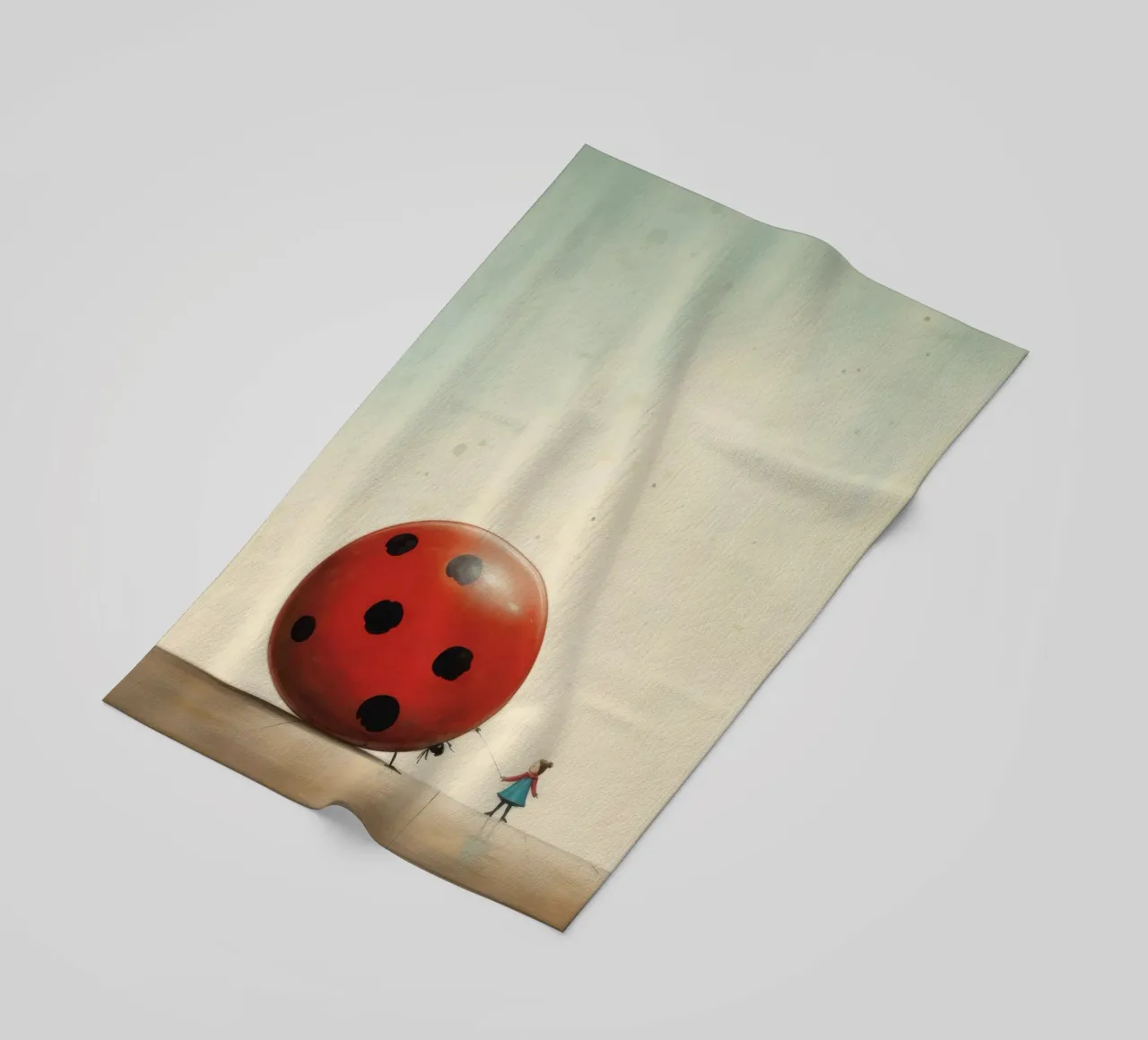 Minimal Ladybird telo mare da Minimal Animal Art