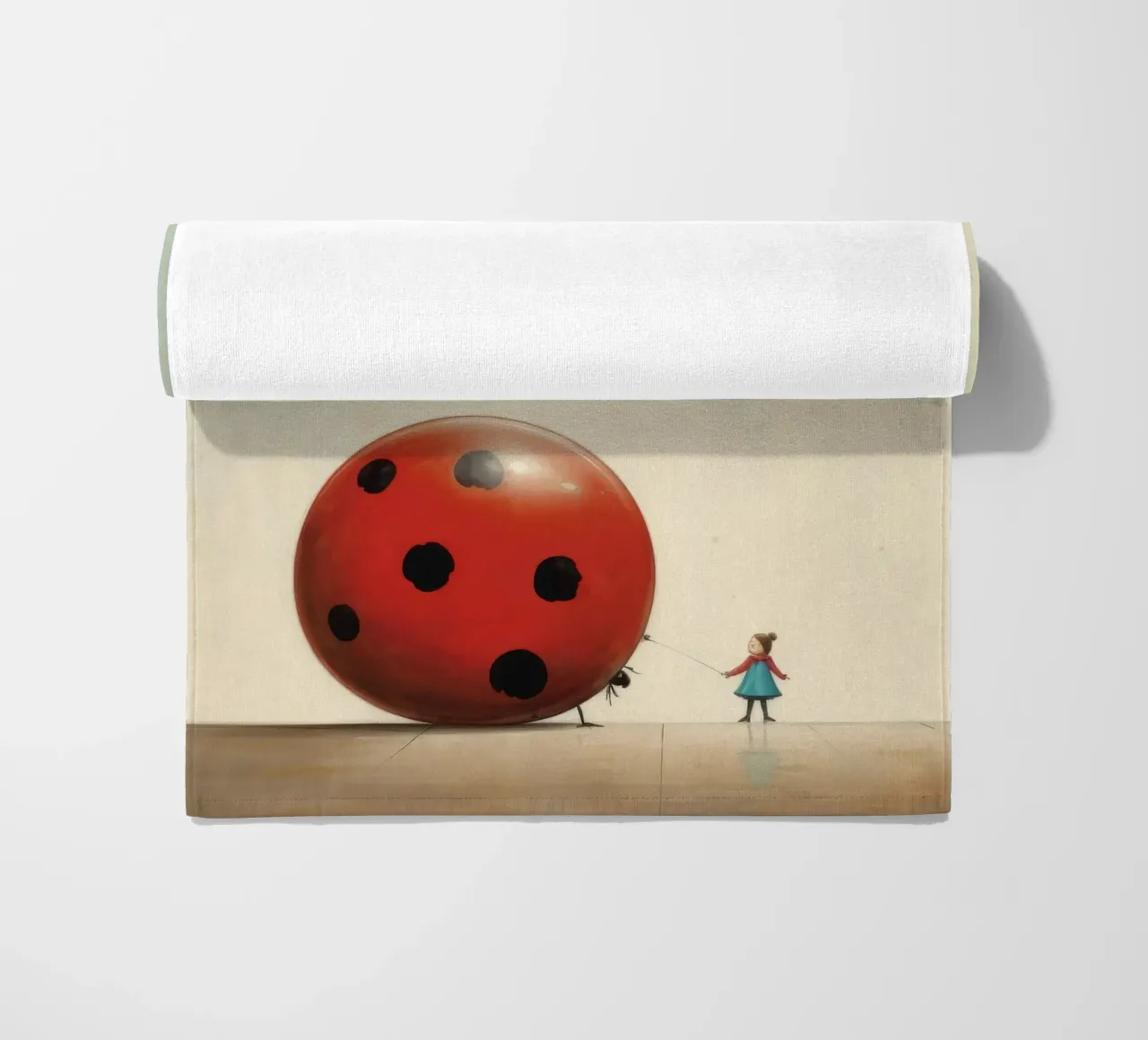 Minimal Ladybird telo mare da Minimal Animal Art