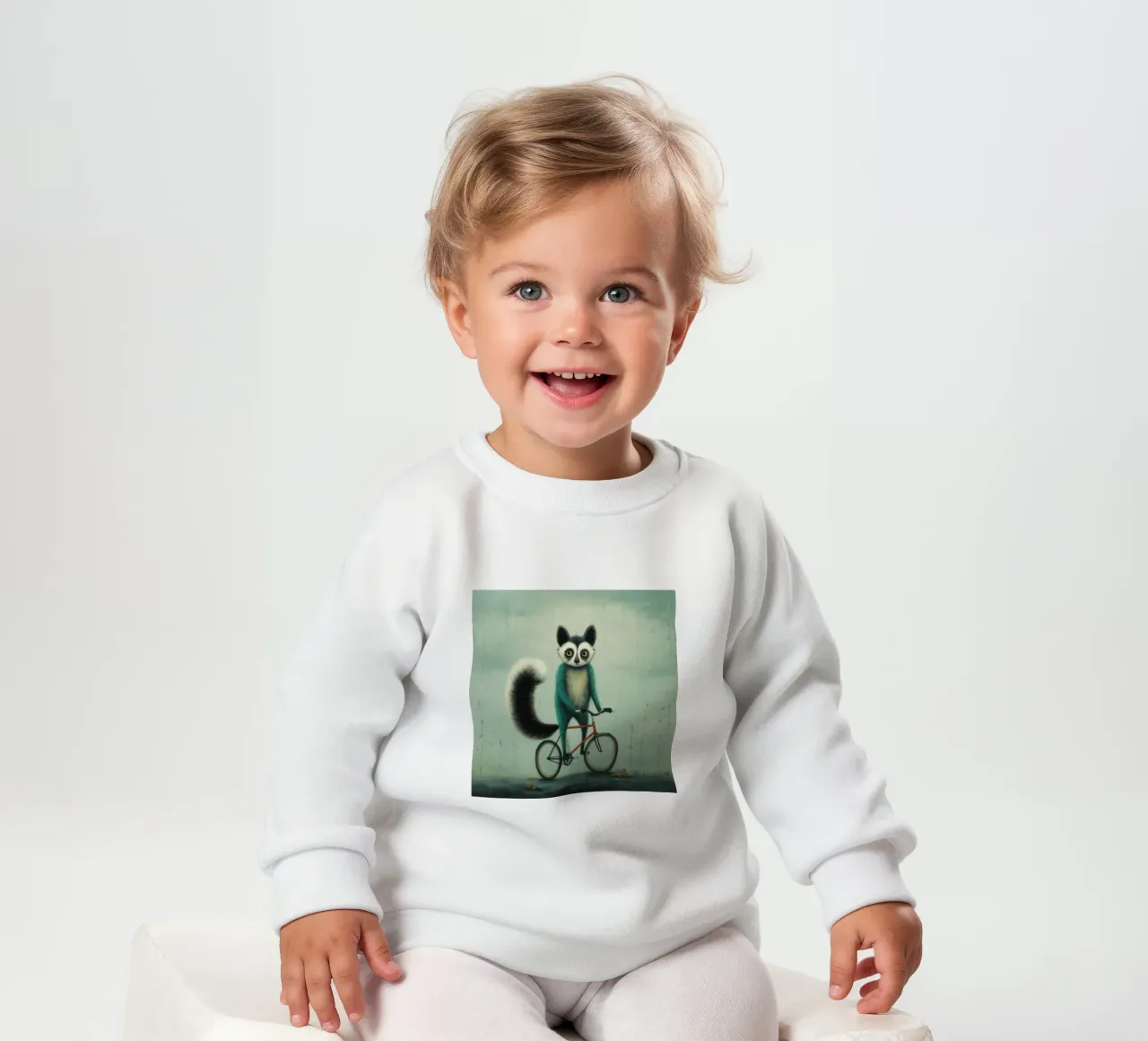 Lemure minimo 2 felpa neonato da Minimal Animal Art