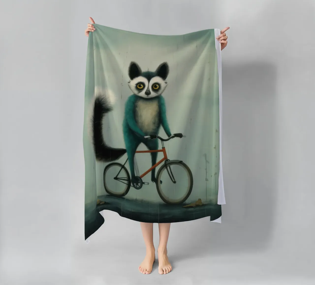 Lemure minimo 2 telo mare da Minimal Animal Art