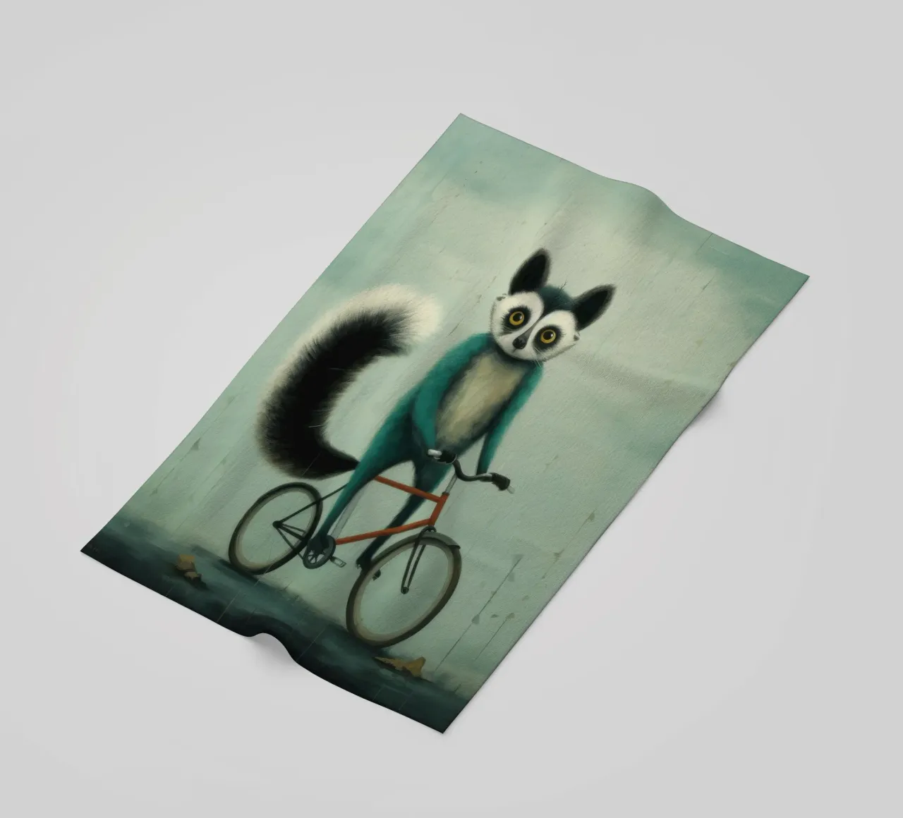 Lemure minimo 2 telo mare da Minimal Animal Art