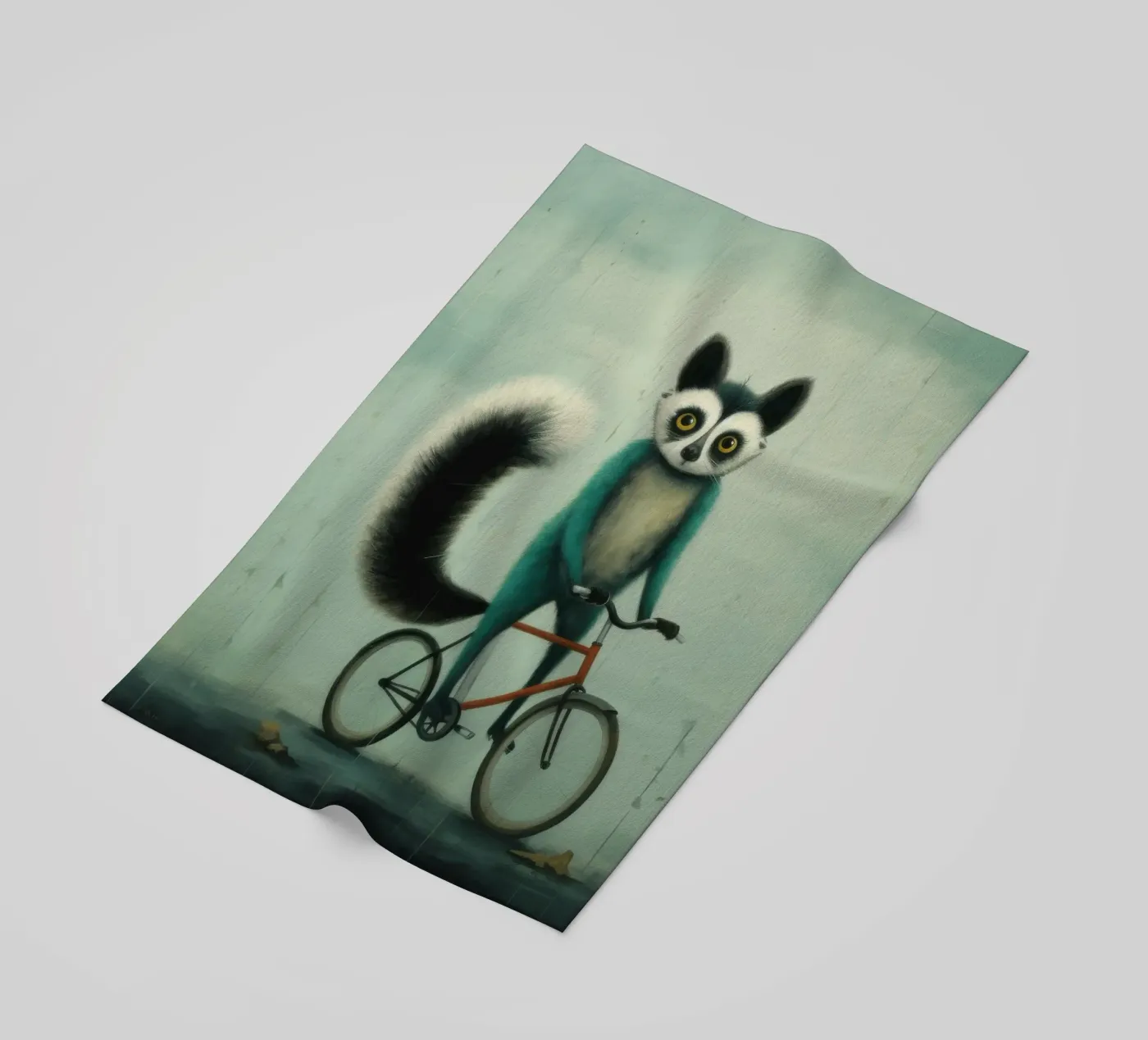 Minimal Lemur serviette de plage de Minimal Animal Art