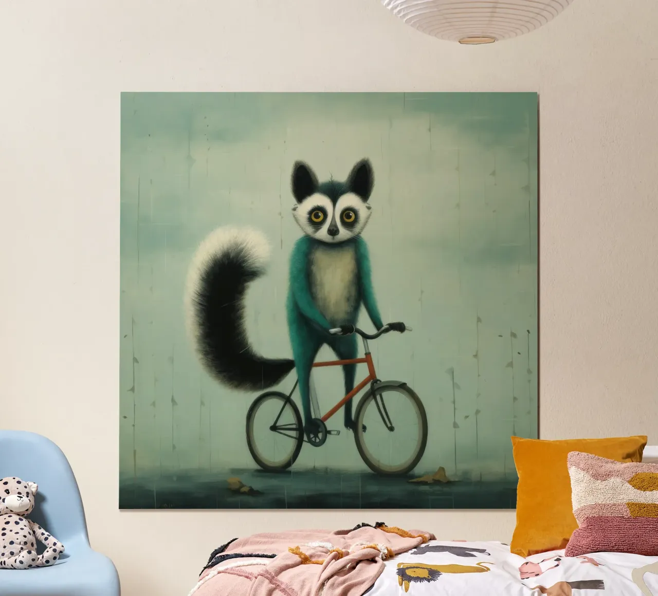 Lemure minimo 2 poster da Minimal Animal Art