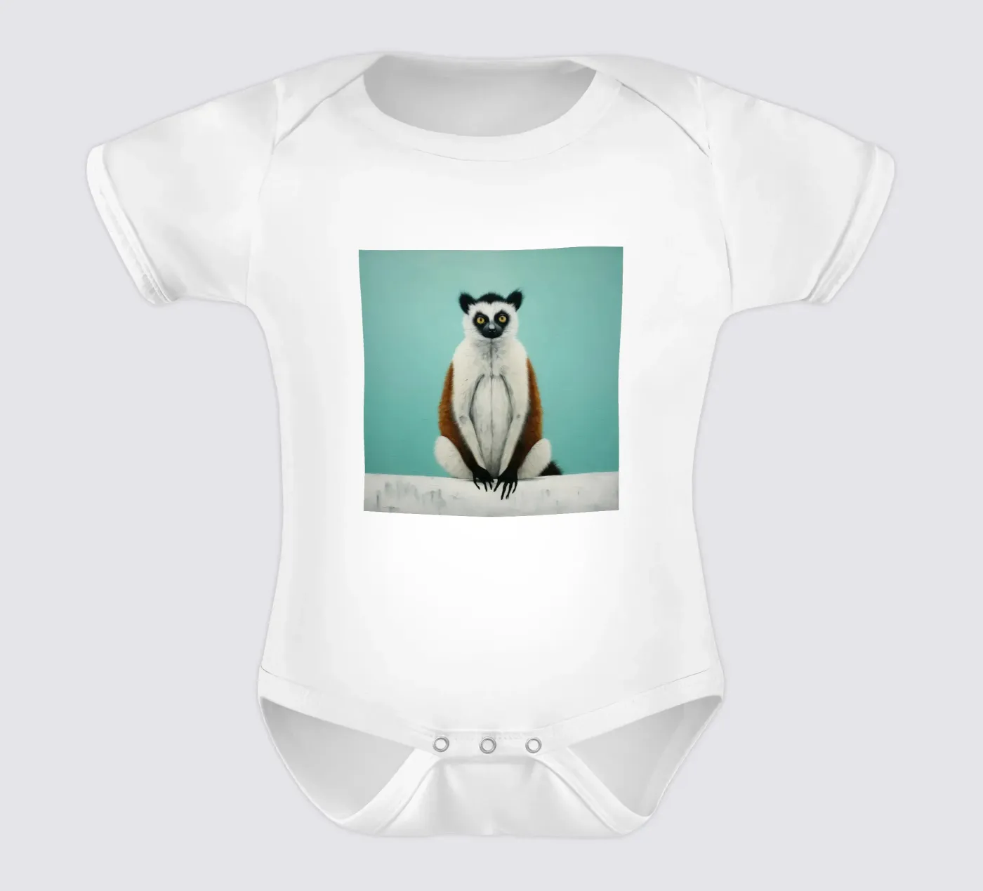 Minimal Lemur body bébé de Minimal Animal Art