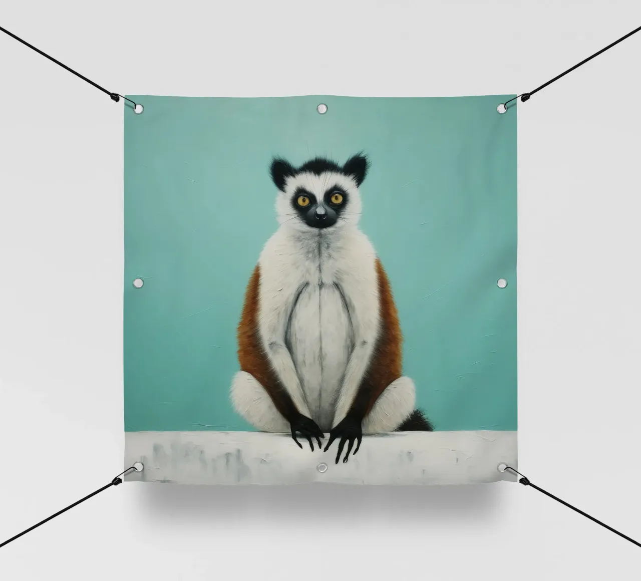Lemure minimo 3 telo in pvc da Minimal Animal Art