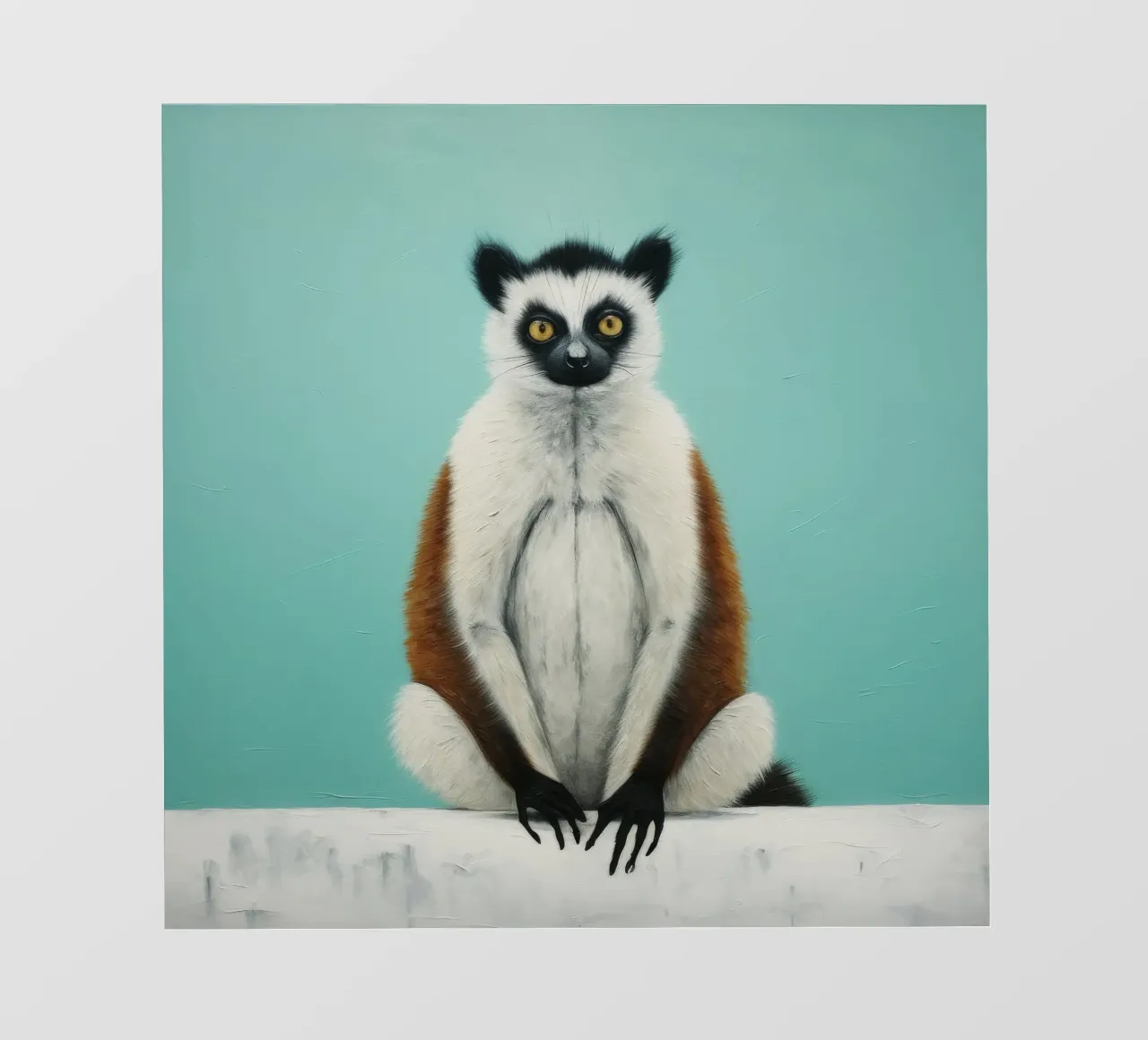 Lemure minimo 3 telo in pvc da Minimal Animal Art