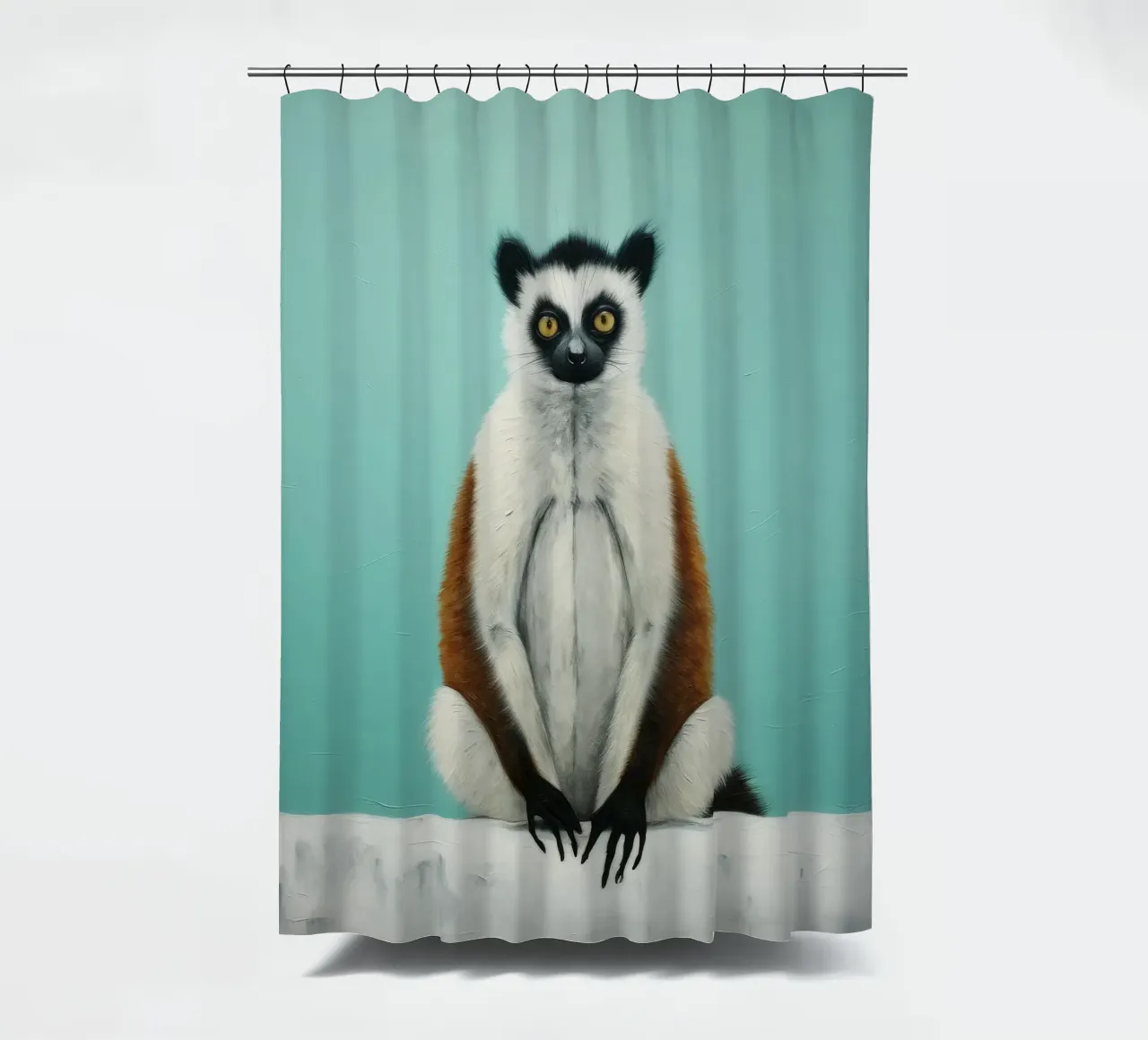 Lemure minimo 3 tenda da doccia da Minimal Animal Art