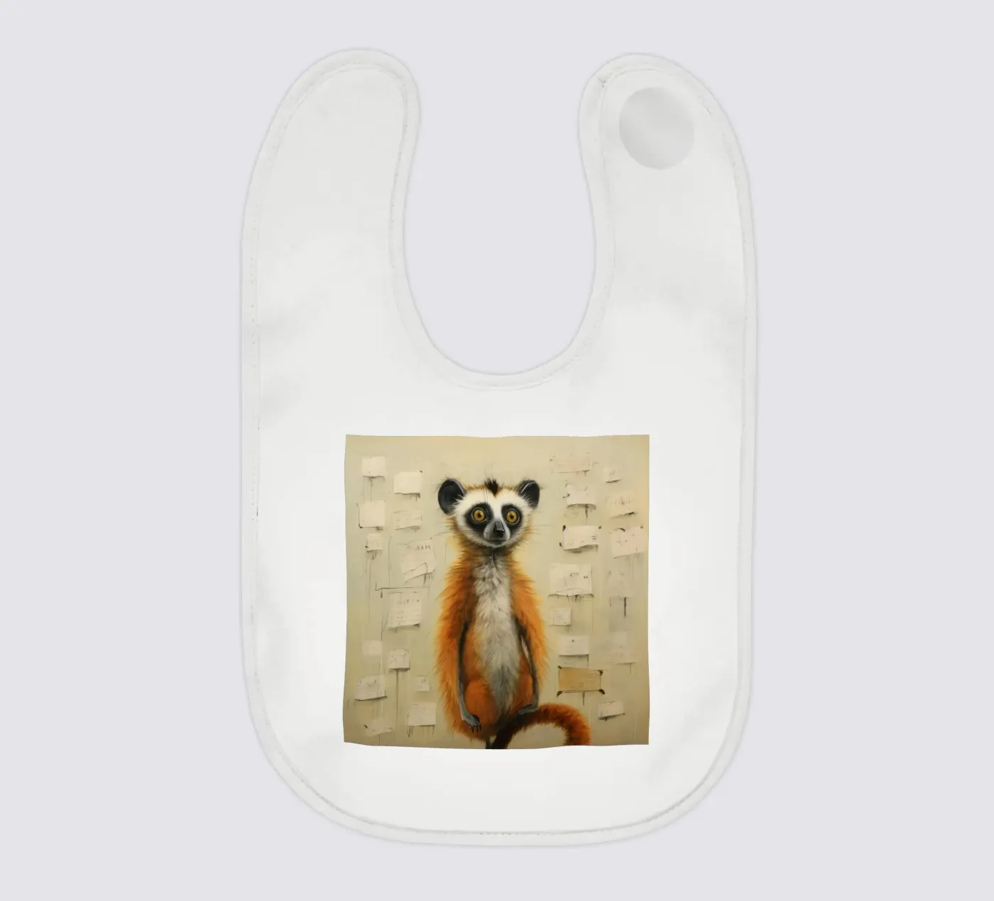 Minimo Lemur bavaglino da Minimal Animal Art