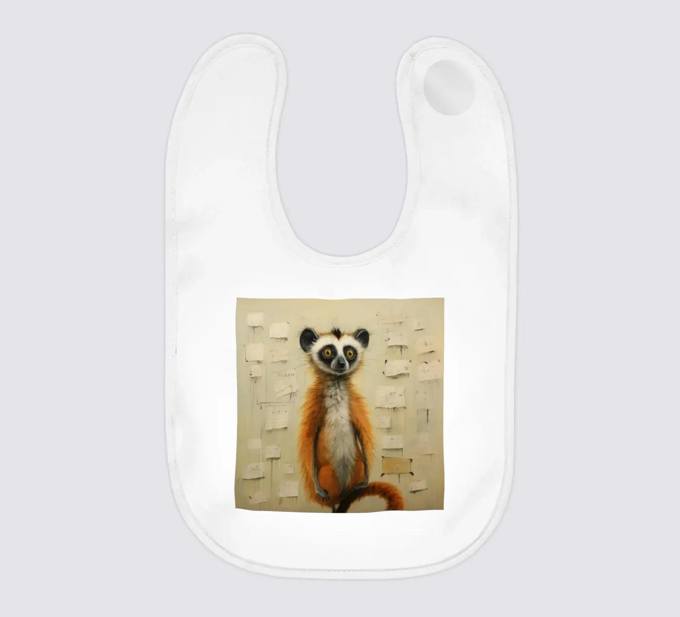 Minimo Lemur bavaglino da Minimal Animal Art