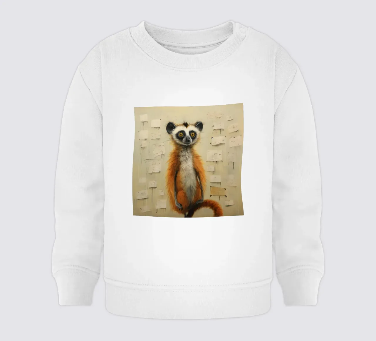 Lemure minimo 4 felpa neonato da Minimal Animal Art