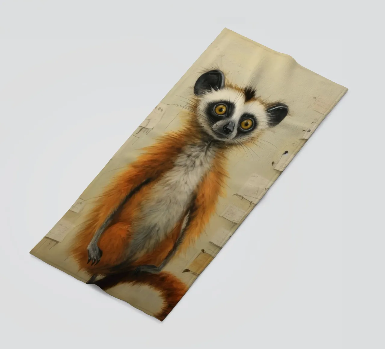 Lemure minimo 4 telo mare da Minimal Animal Art