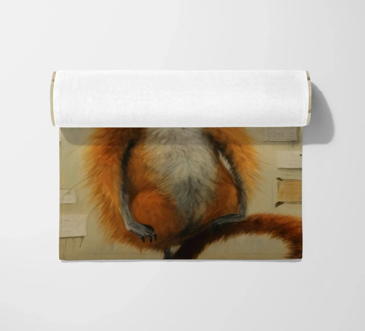 Lemure minimo 4 telo mare da Minimal Animal Art