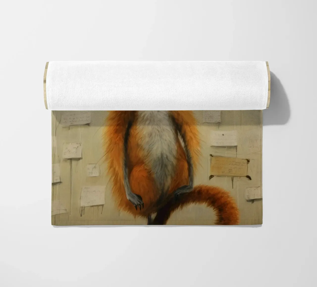 Lemure minimo 4 telo mare da Minimal Animal Art