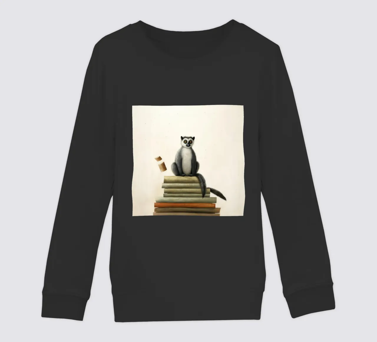 Lemure minimo 1 felpa bambino da Minimal Animal Art