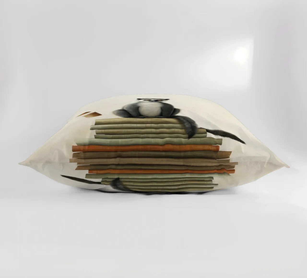 Lemure minimo 1 cuscino da Minimal Animal Art