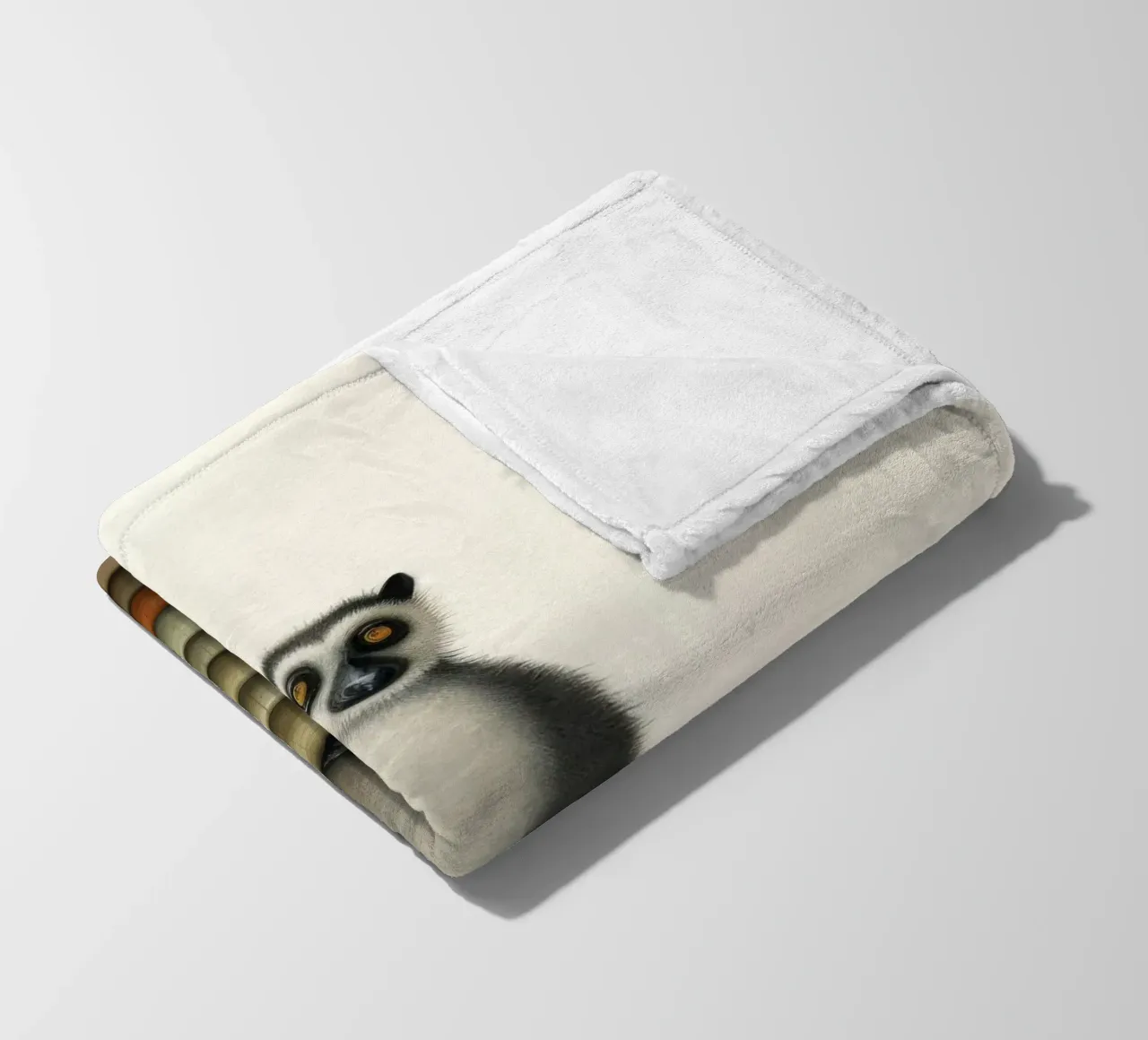 Lemure minimo 1 coperta in pile da Minimal Animal Art