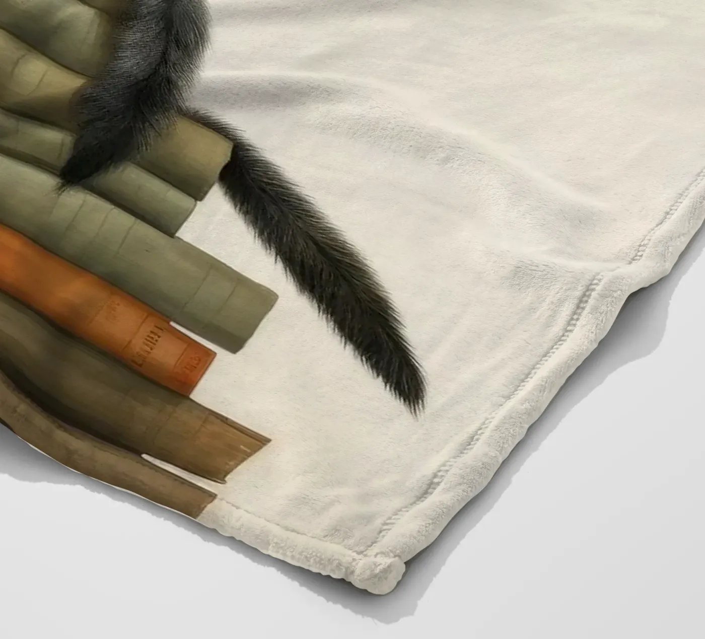 Minimo Lemur coperta in pile da Minimal Animal Art