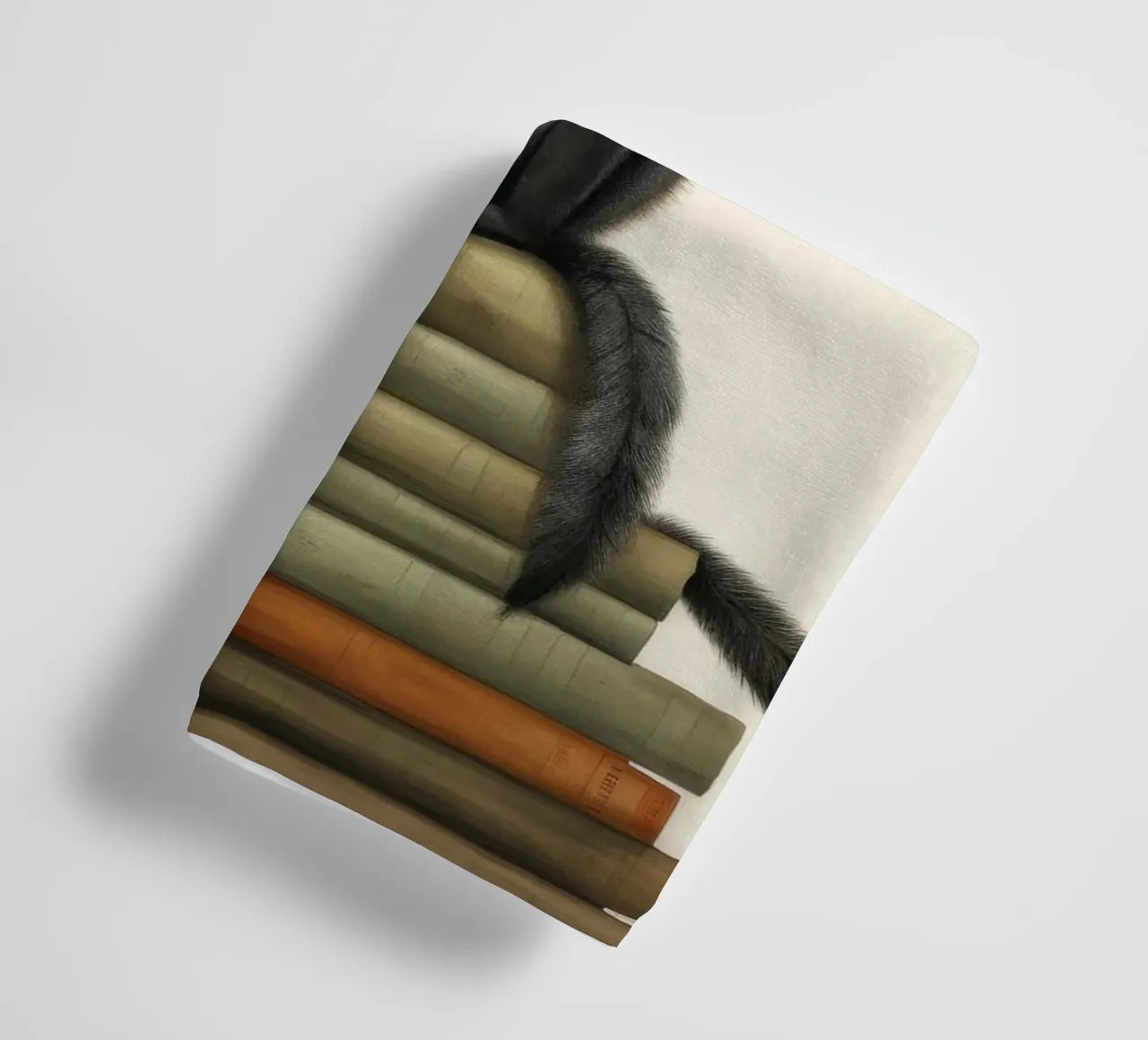 Lemure minimo 1 asciugamano da bagno da Minimal Animal Art