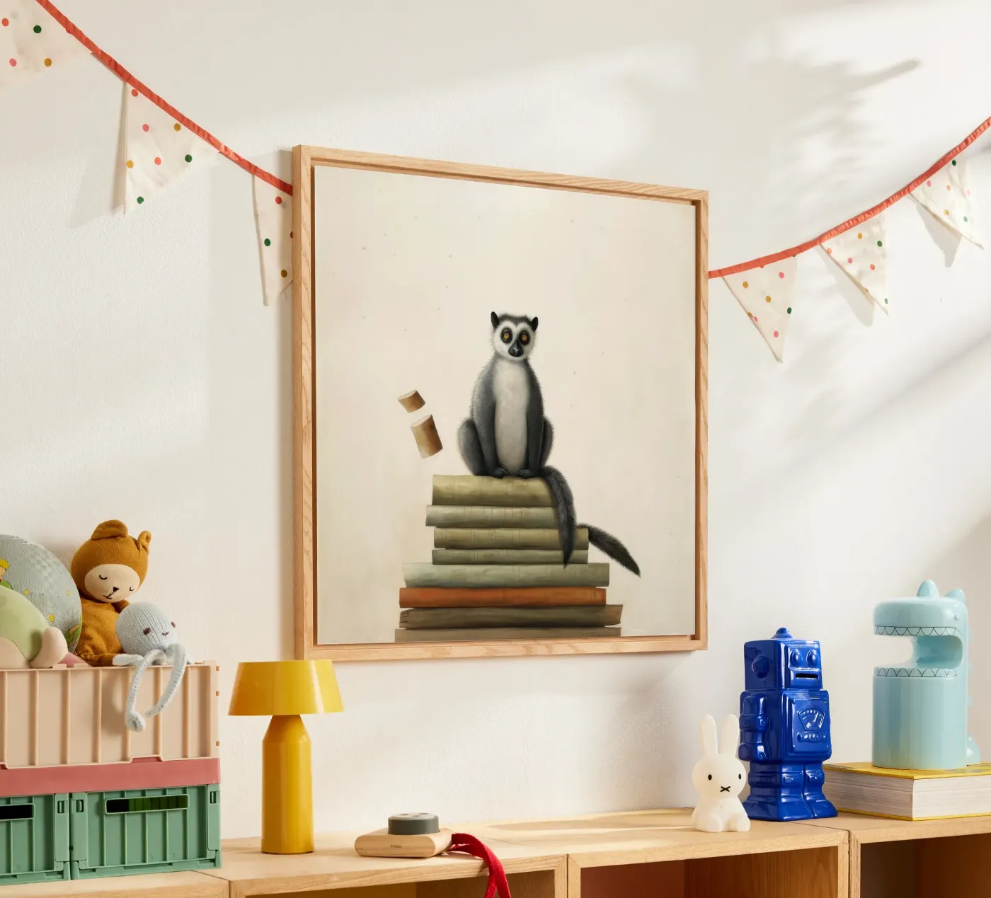 Minimal Lemur plexiglas de Minimal Animal Art