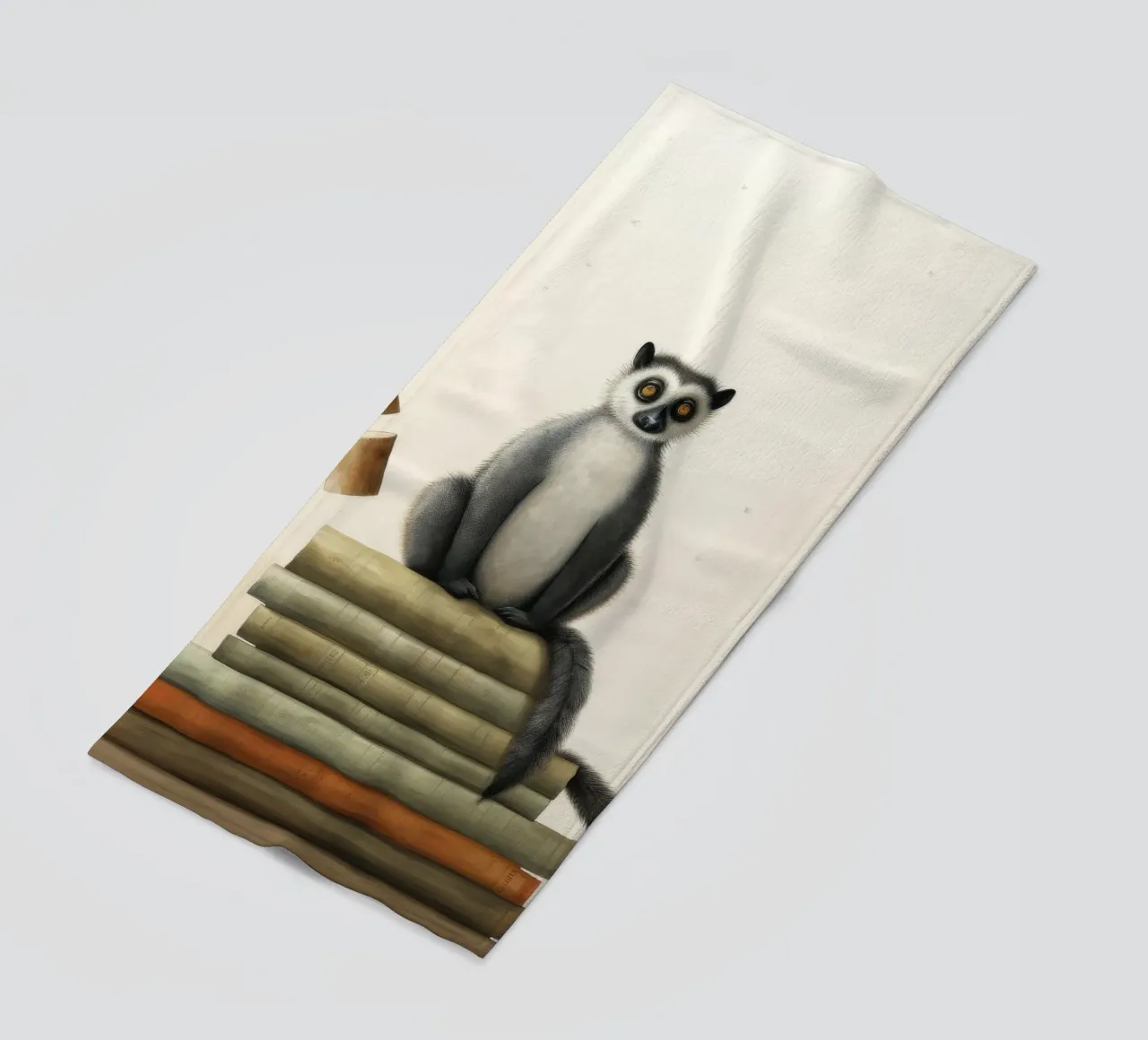 Lemure minimo 1 telo mare da Minimal Animal Art