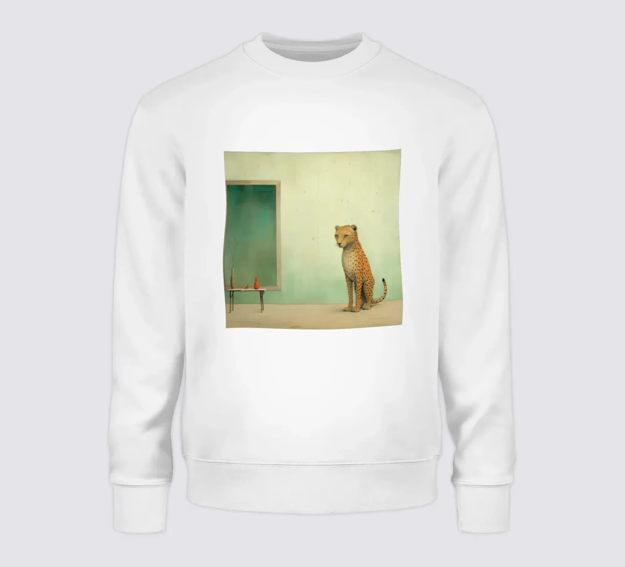 Minimal Leopard 2 felpa da Minimal Animal Art