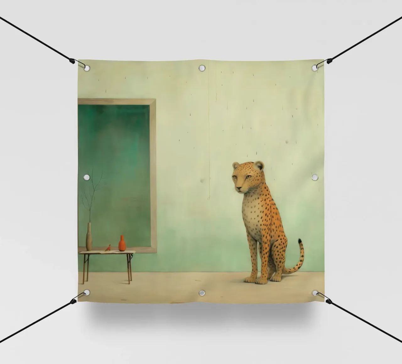 Minimal Leopard 2 telo in pvc da Minimal Animal Art