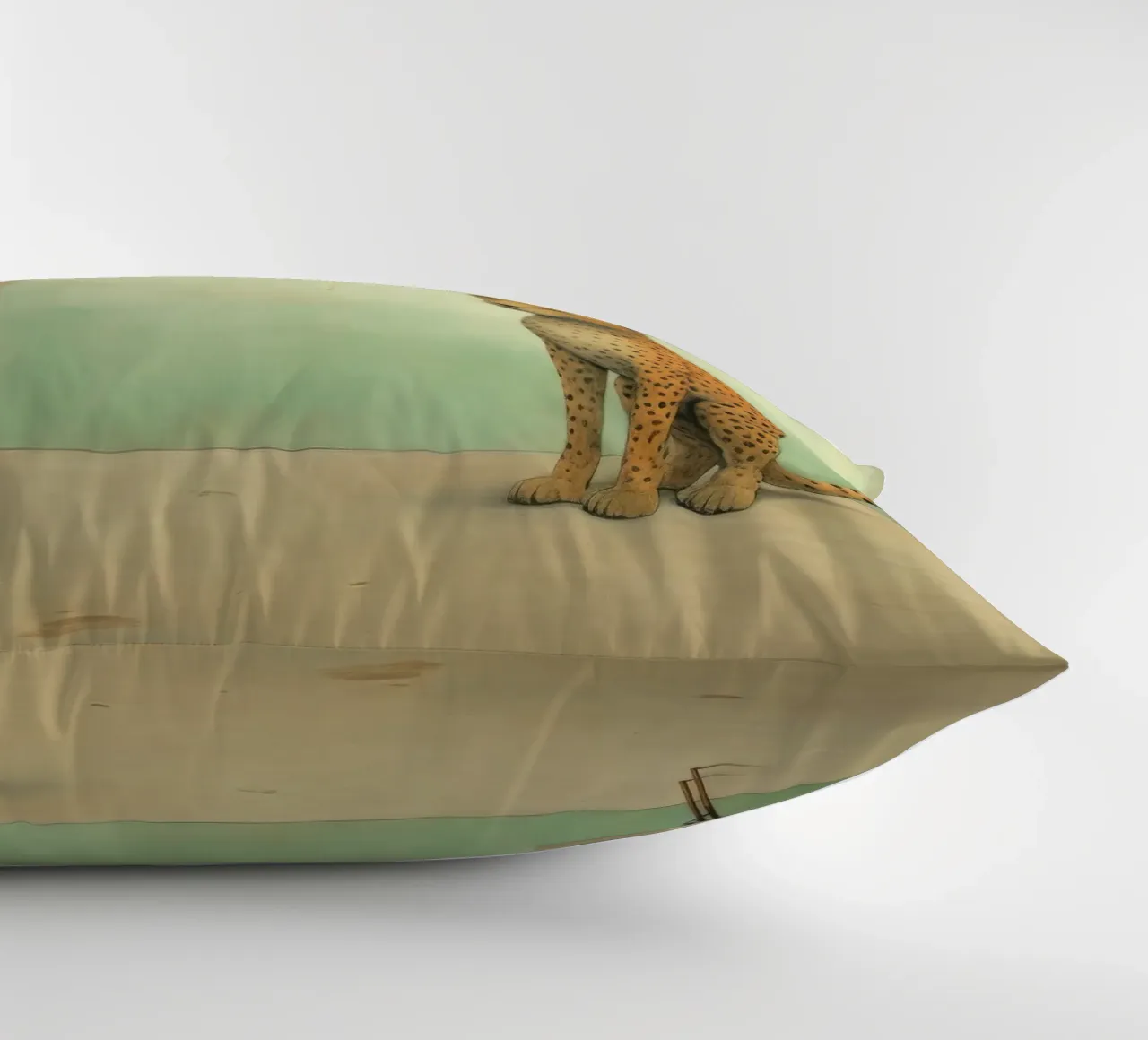 Minimal Leopard 2 cuscino da Minimal Animal Art