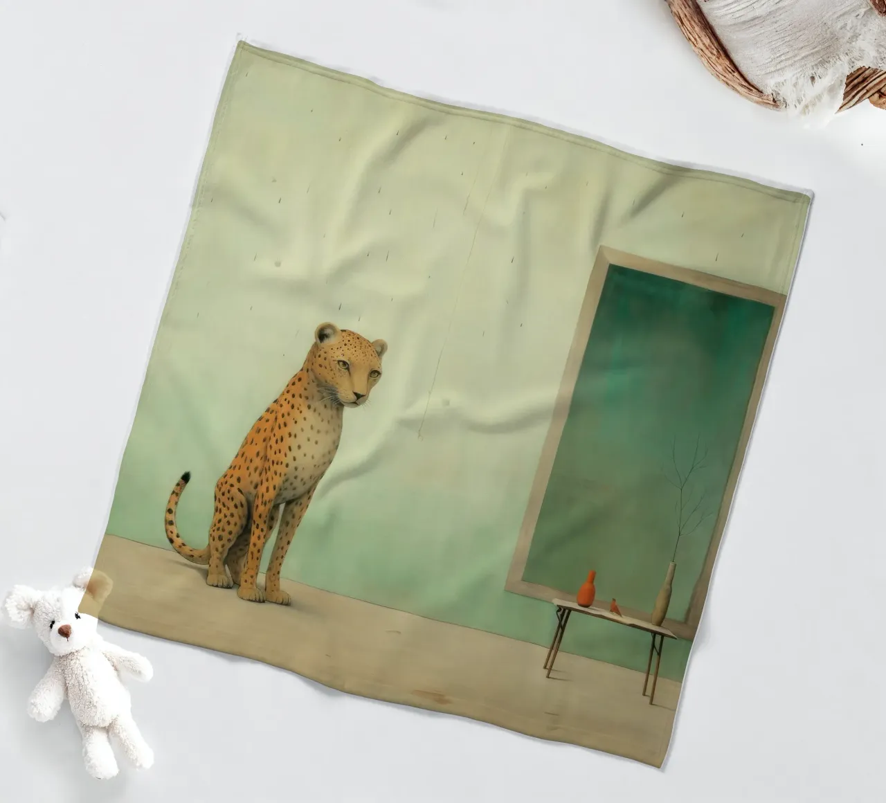 Minimal Leopard 2 coperta in pile da Minimal Animal Art