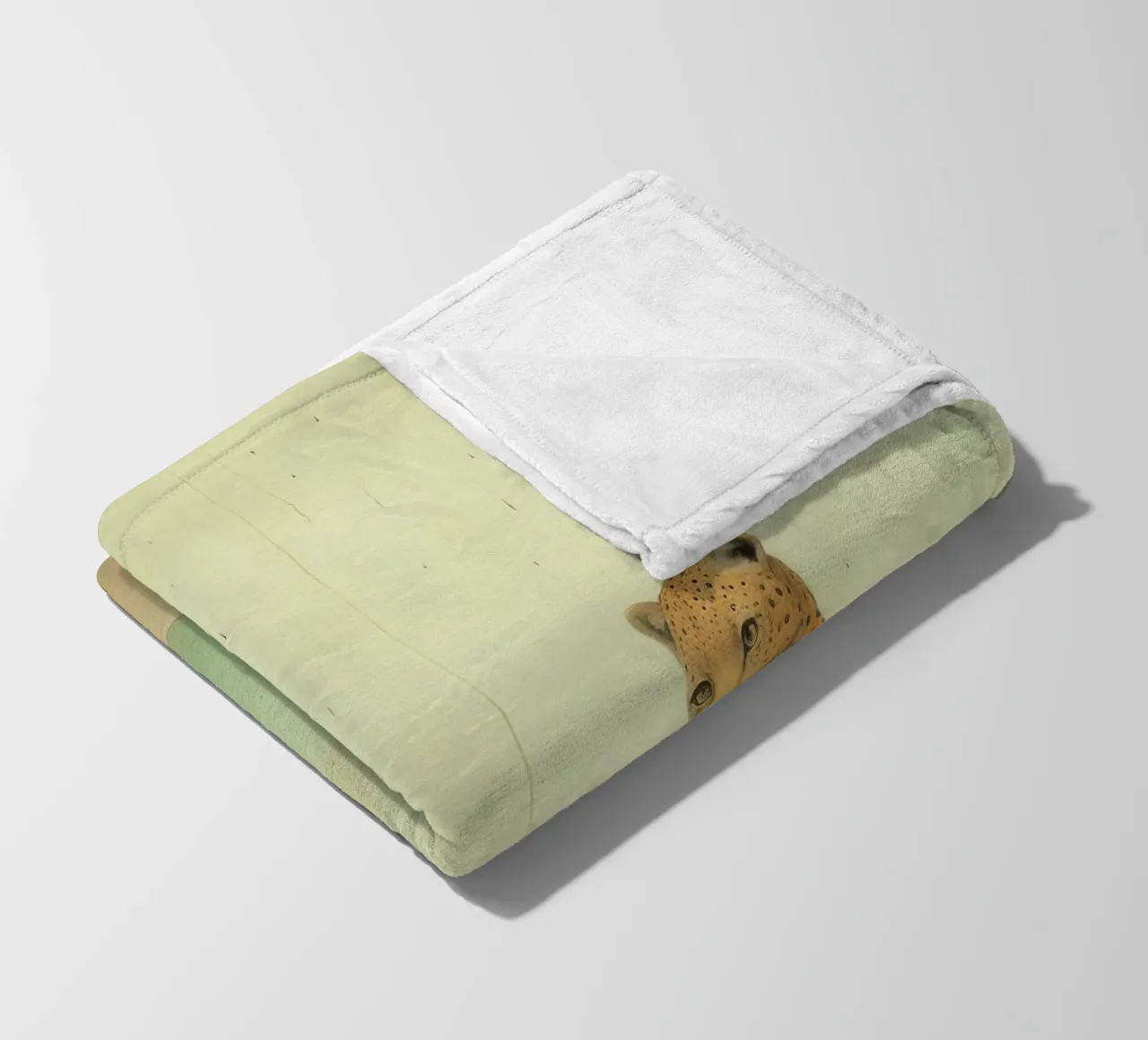 Minimal Leopard 2 coperta in pile da Minimal Animal Art