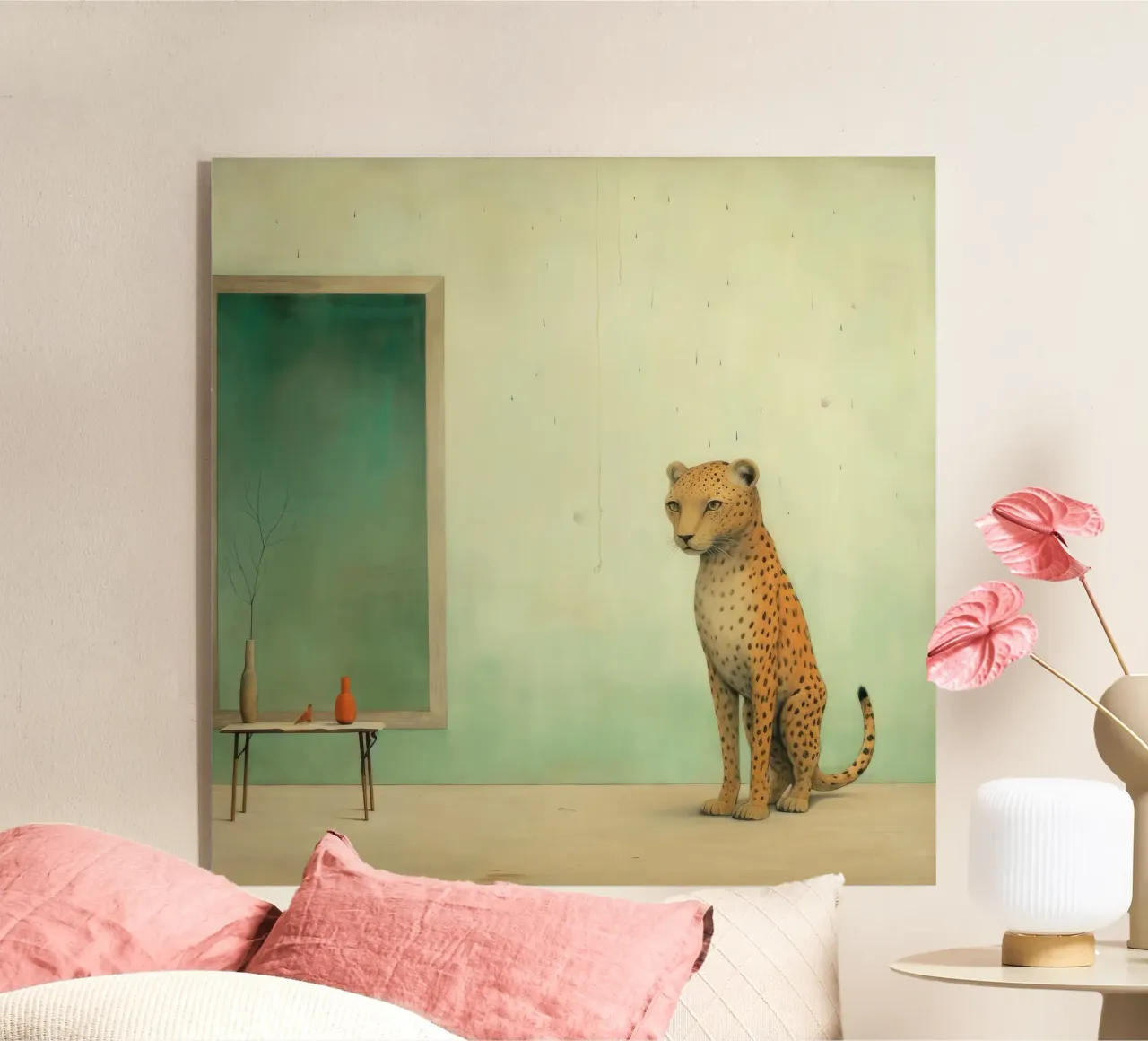 Minimal Leopard 2 plexiglass da Minimal Animal Art