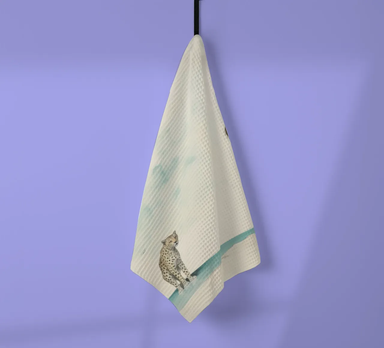 Minimal Leopard 3 canovaccio da cucina da Minimal Animal Art