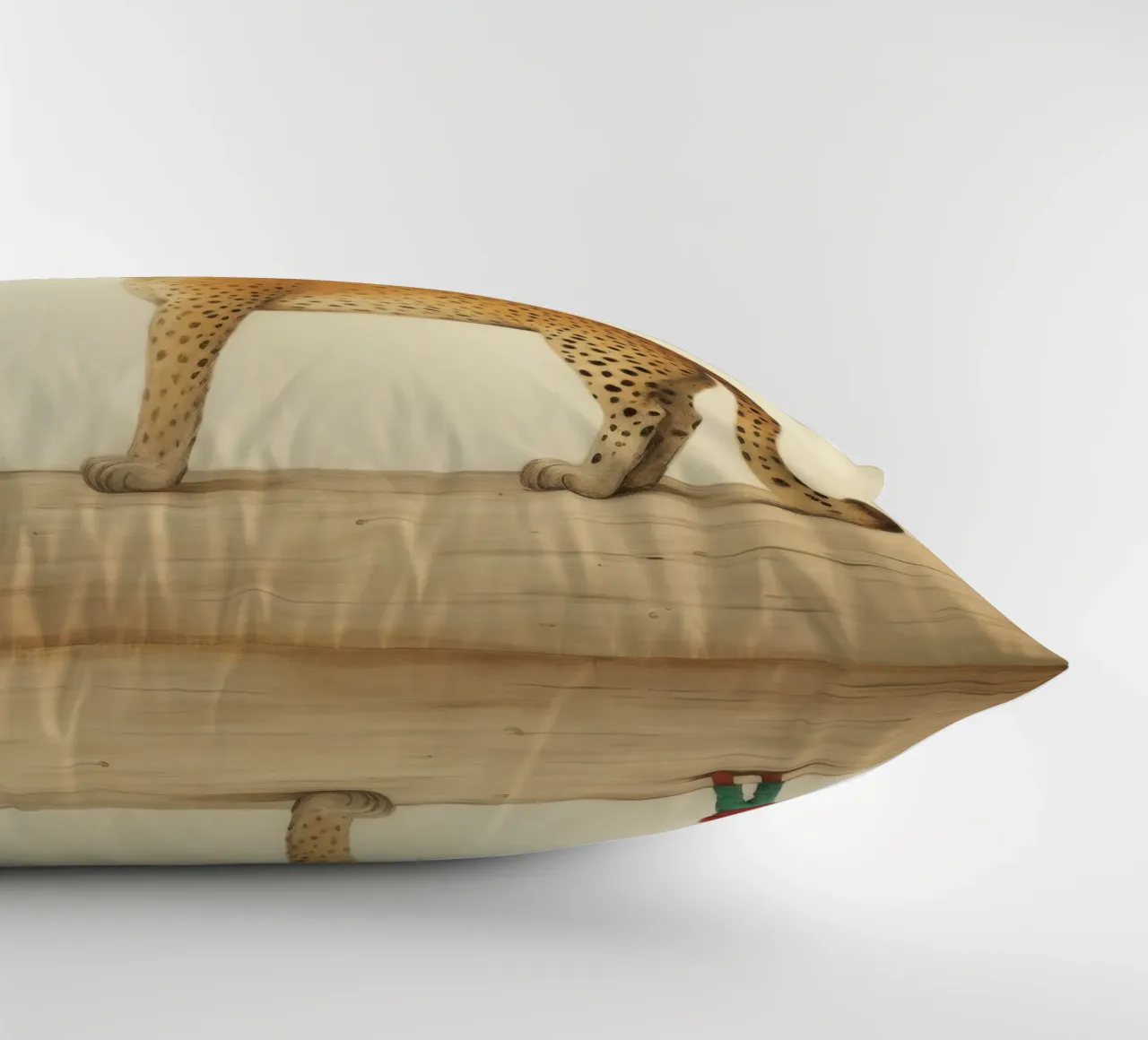 Minimal Leopard 4 cuscino da Minimal Animal Art