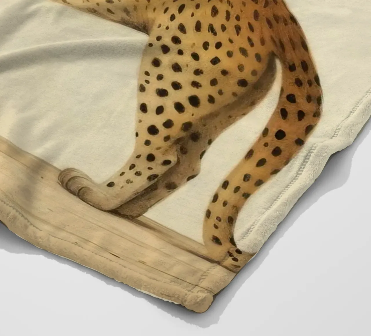 Minimal Leopard 4 coperta in pile da Minimal Animal Art