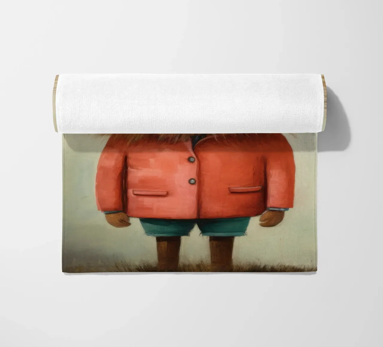 Leone minimo 2 telo mare da Minimal Animal Art