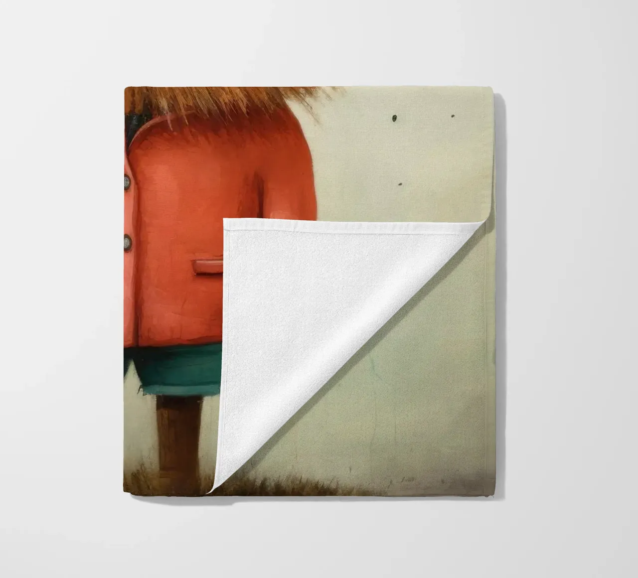 Minimo Leone telo mare da Minimal Animal Art