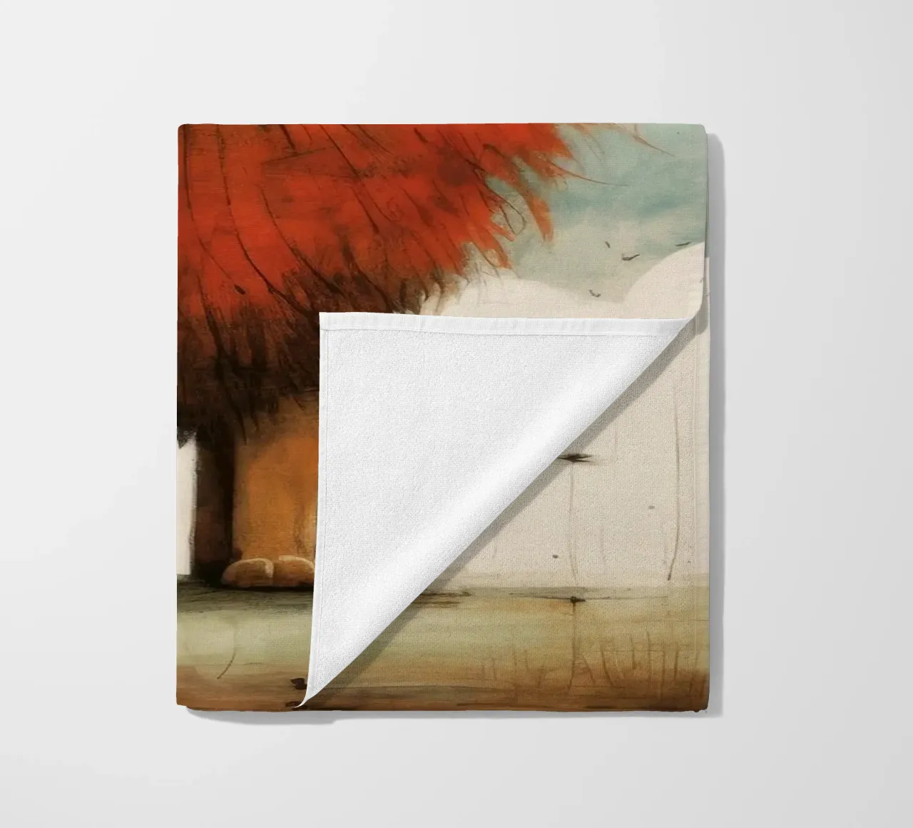 Leone minimo 1 telo mare da Minimal Animal Art