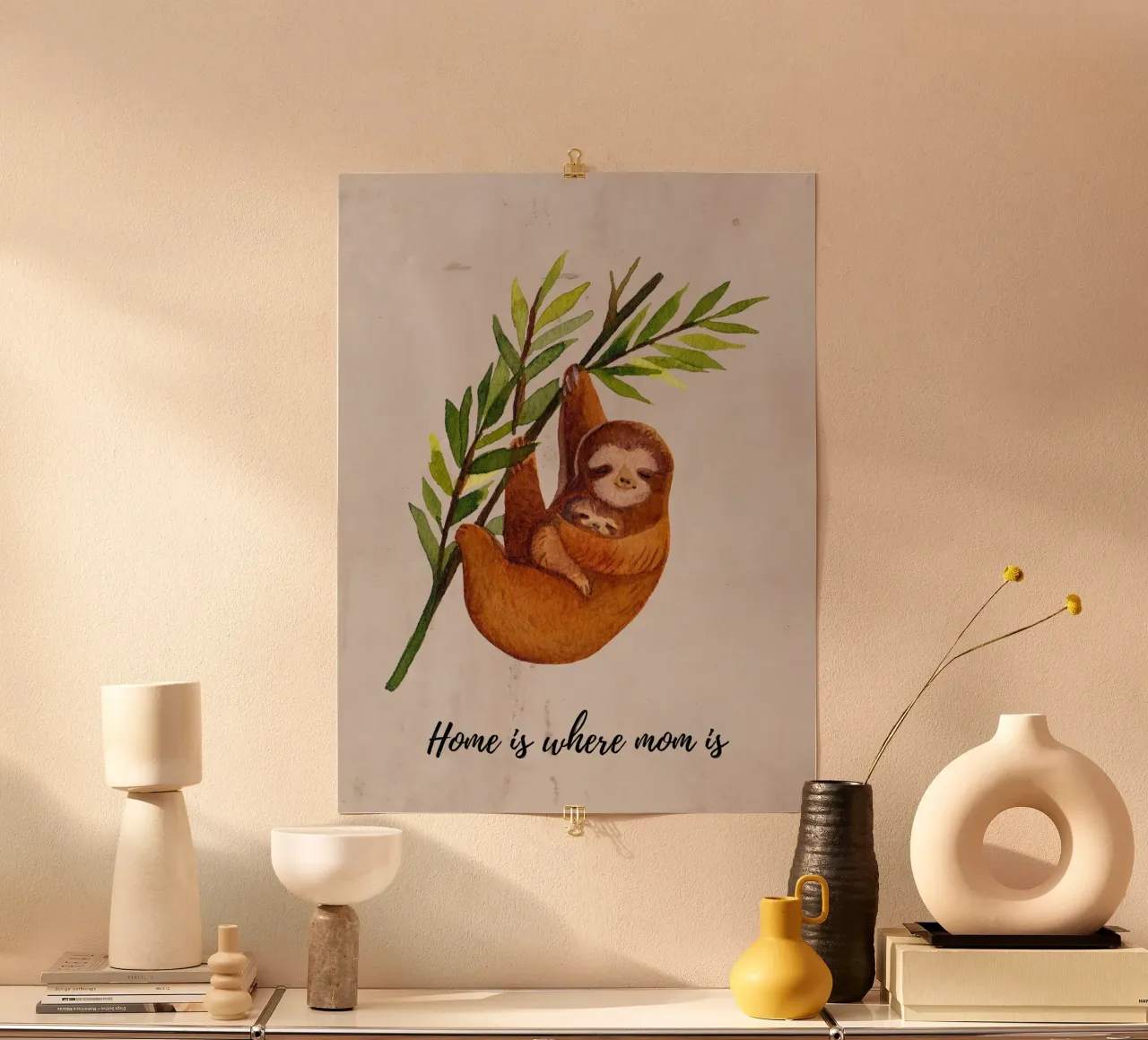 Sloth poster by ArtDesign by KBK
