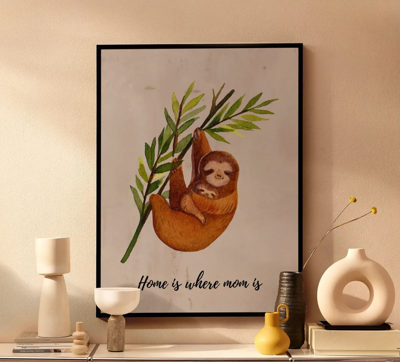 Sloth poster by ArtDesign by KBK
