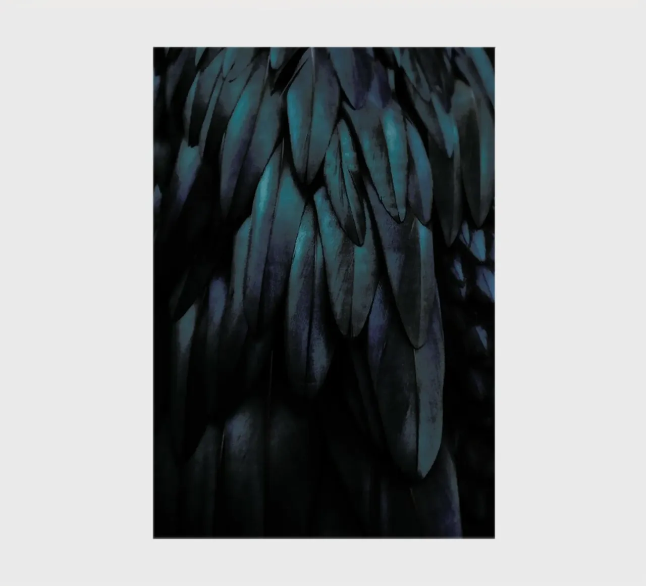 Dark Feathers notebook by Monika Strigel