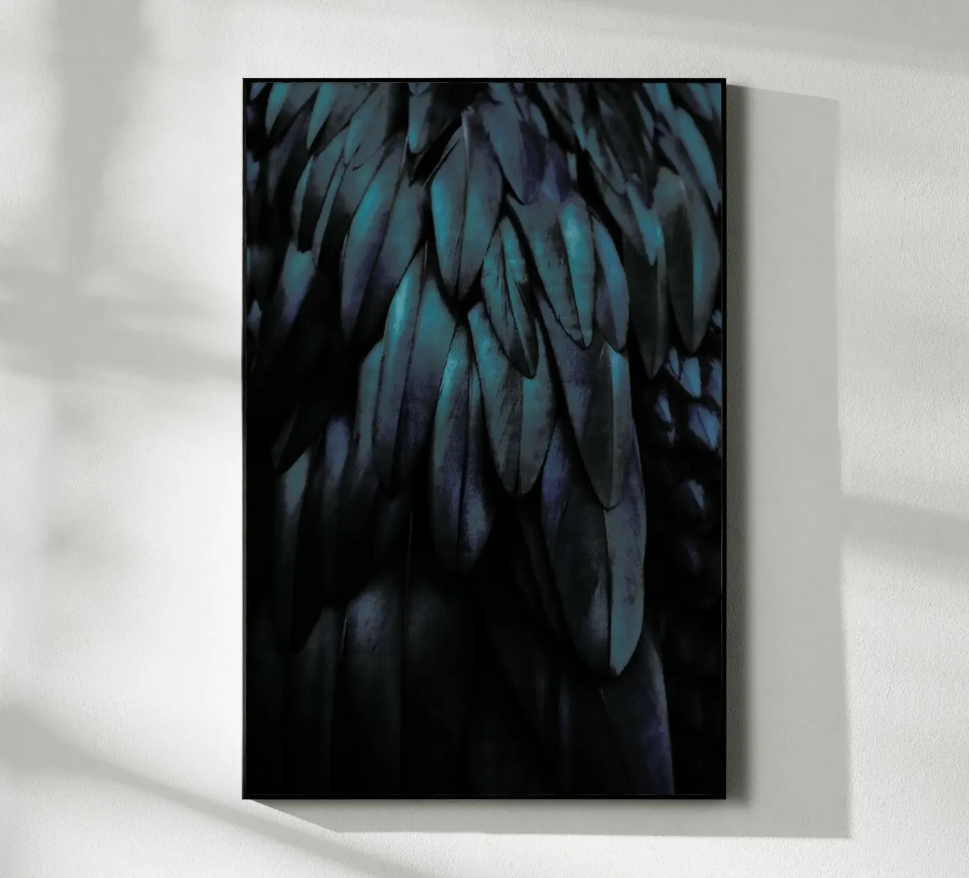 Dark Feathers acryl van Monika Strigel