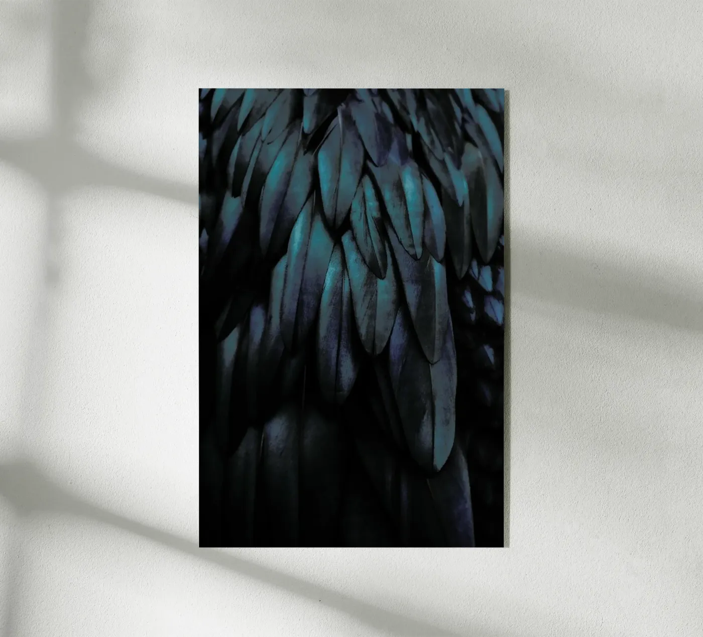 Dark Feathers acryl van Monika Strigel