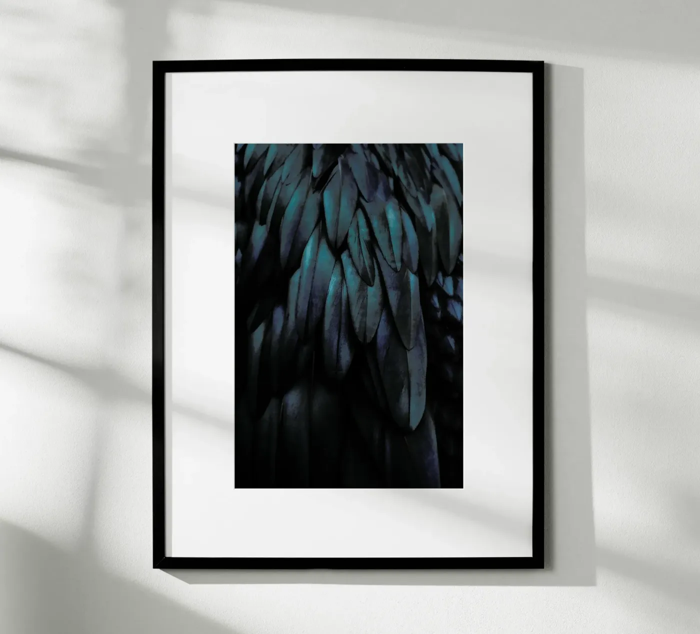 Dark Feathers poster by Monika Strigel