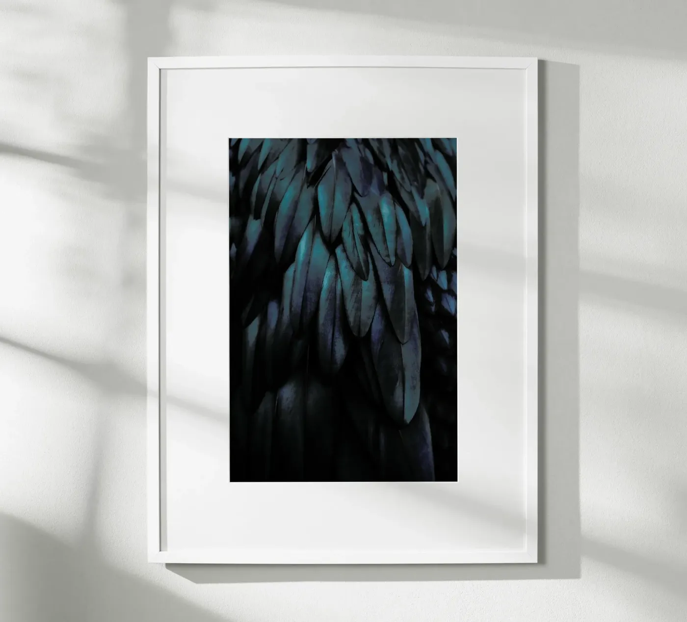 Dark Feathers poster by Monika Strigel